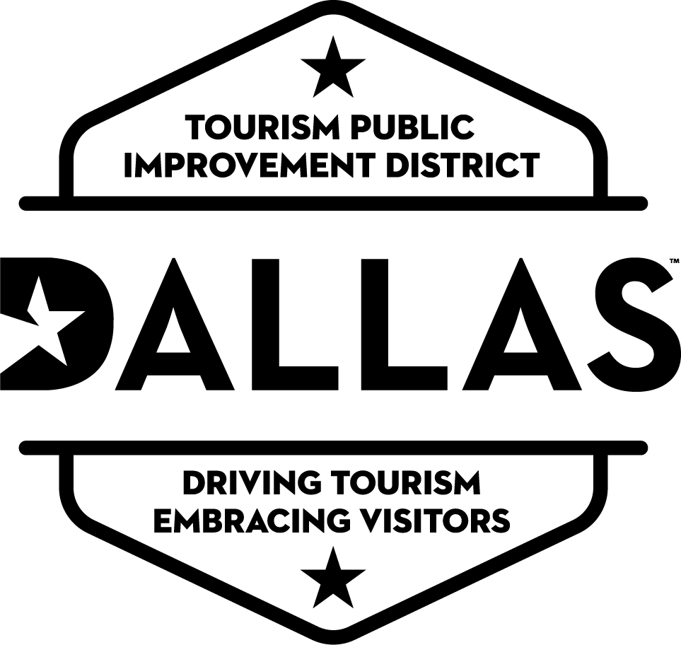 Visit Dallas logo - black