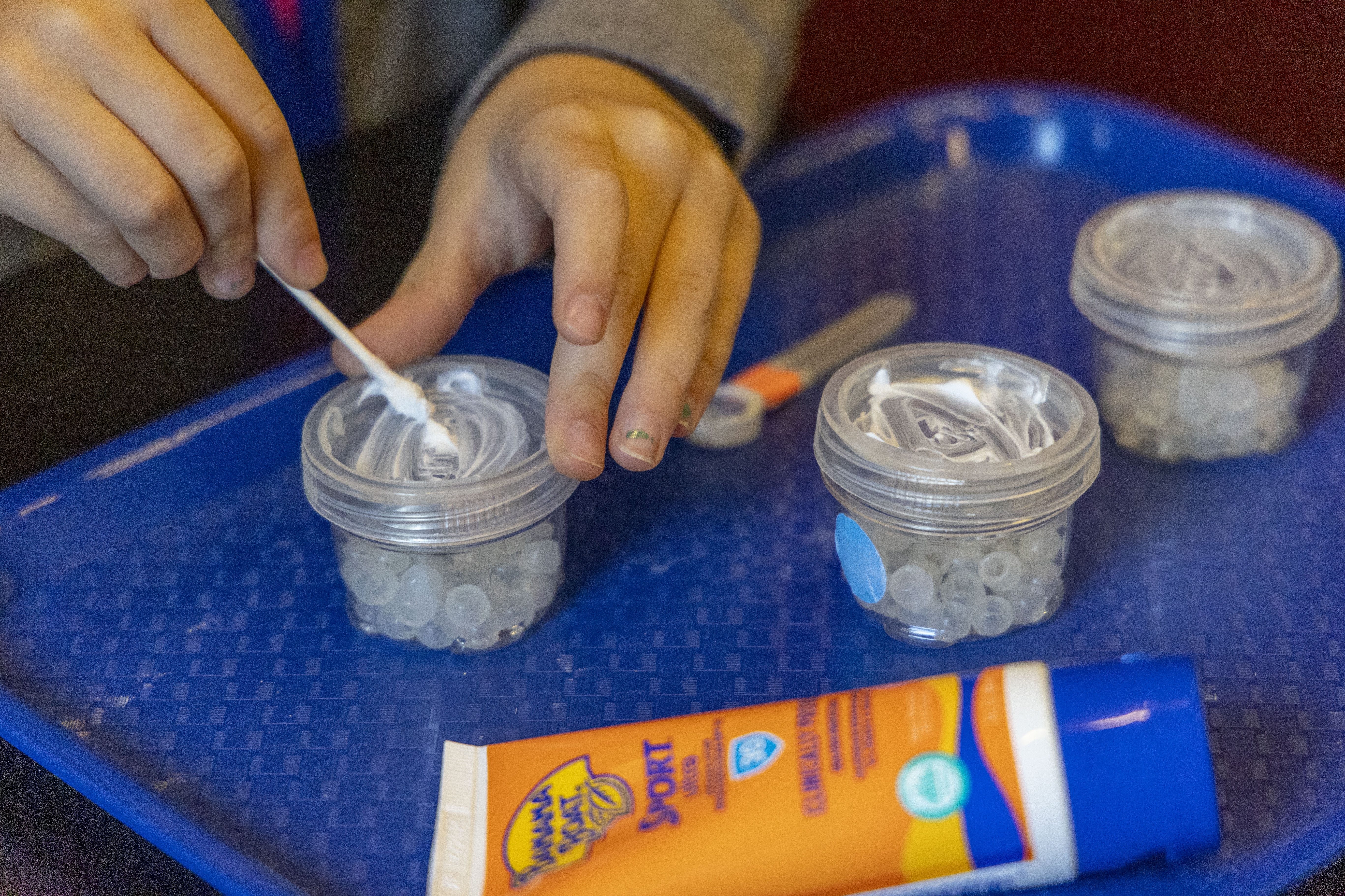 kid performing solar superstars lab